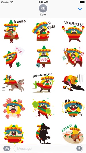 Cheerful Mexican Sticker(圖1)-速報App