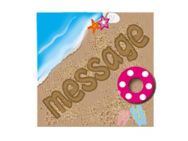 Messages On The Sand Sticker