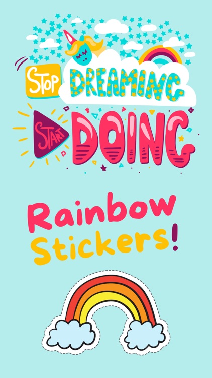 Rainbow Stickers Pro