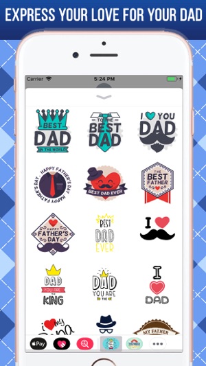 Father's Day Stickers Greeting(圖6)-速報App