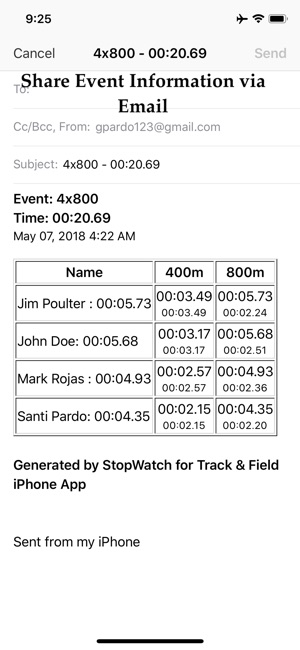 Stopwatch for Track & Field(圖5)-速報App