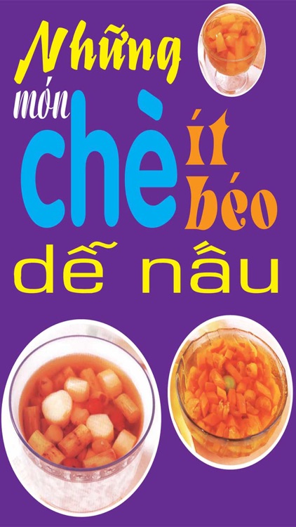 Chè ít béo, đẹp dáng dễ nấu