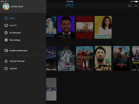 YourTV Minerva 10 for iPad screenshot 2
