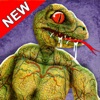 Scary Lizard Monster Man 3D