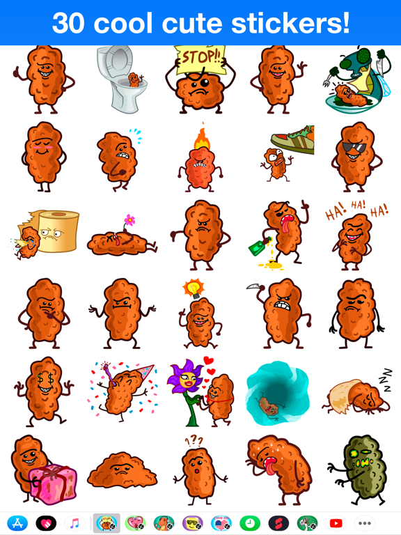 Poo Animated - Stickersのおすすめ画像2