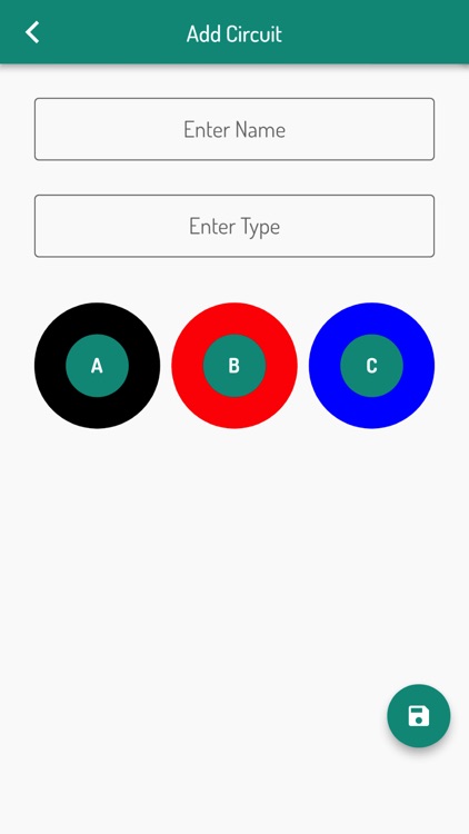 Circuit Number Color