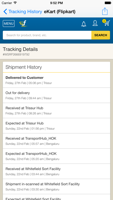 Courier Tracker »Multi« for Android 