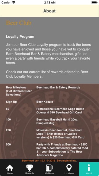 Beerhead Bar & Eatery screenshot-4