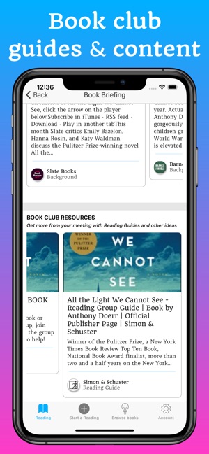Bookship A Virtual Book Club Im App Store