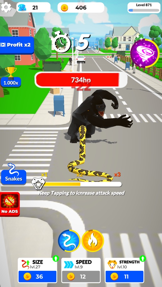 【图】Idle Snake World – Evolution(截图3)