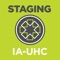Staging U IA HS is the staging version of Iowa UHC EVV by Healthstar a utility app for providers to verify their visits and prepare them for billing through the Staging U IA HS website