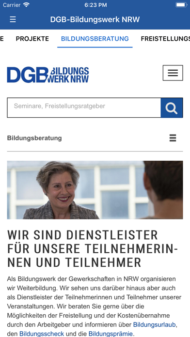 How to cancel & delete DGB Bildungswerk NRW Seminare from iphone & ipad 4