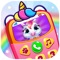 Come to the magical fantasy world of Unicorn Phone which is a wonderful phone simulator game full of exciting learning games, fun surprises, and virtual pet care events