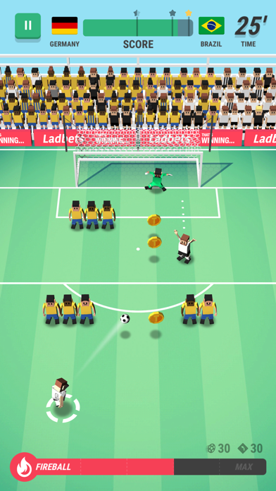 Tiny Striker: World Football Screenshot 1