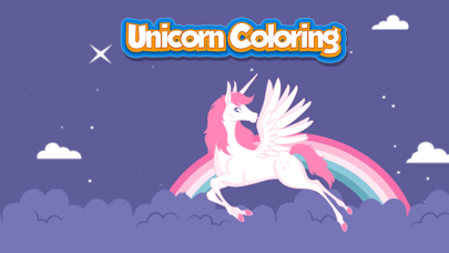 How to cancel & delete Cute Pony Unicorn Coloring HD from iphone & ipad 1