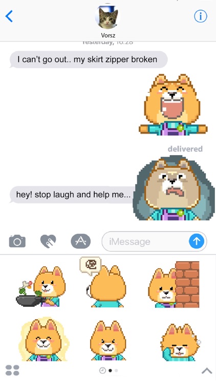 Animated Borky Stickers 2