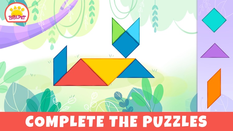 Pixel & Tangram games for baby