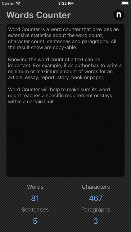 Words Counter Plus
