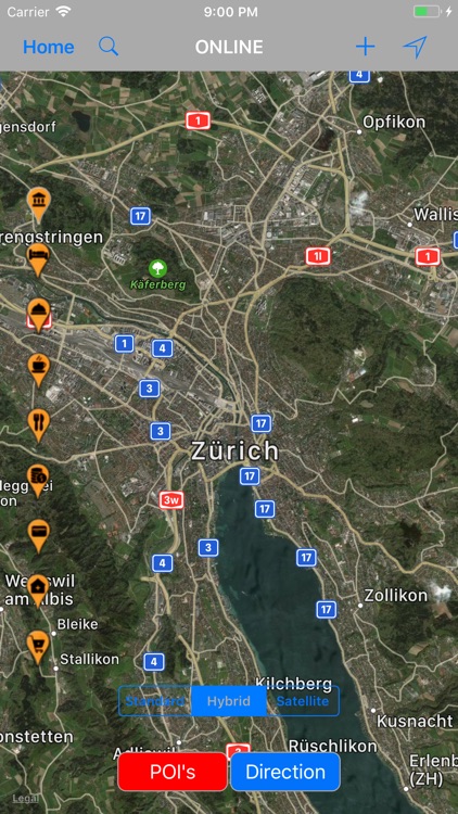 Zurich (Switzerland) Map screenshot-4