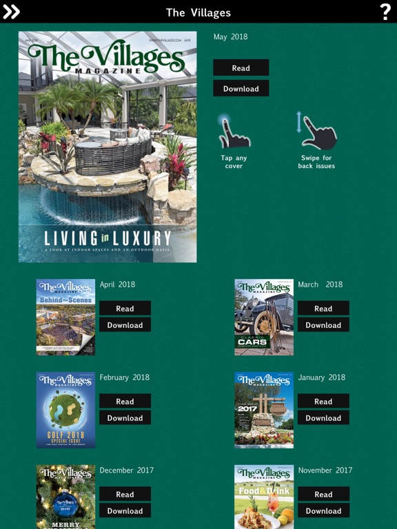 The Villages Magazine app: insight & download.