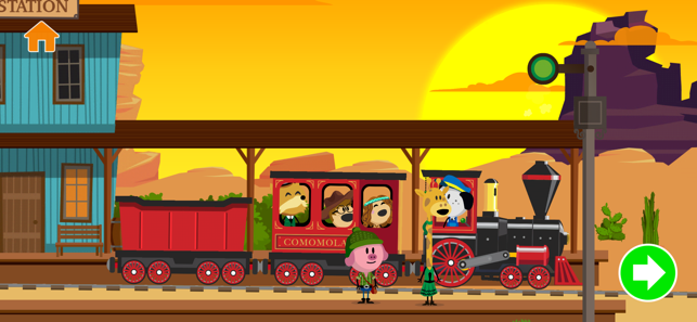 ‎Comomola Far West Train Screenshot