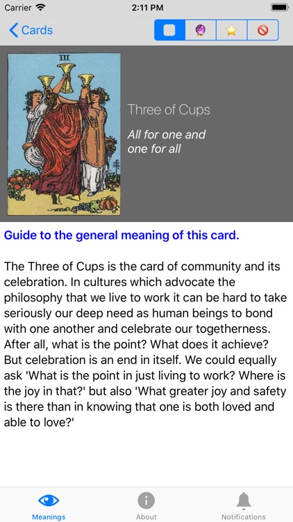 Tarot Meanings
