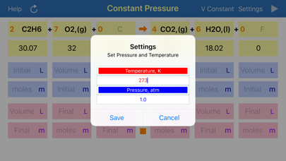 Stoichiometry Gas Phase screenshot 3