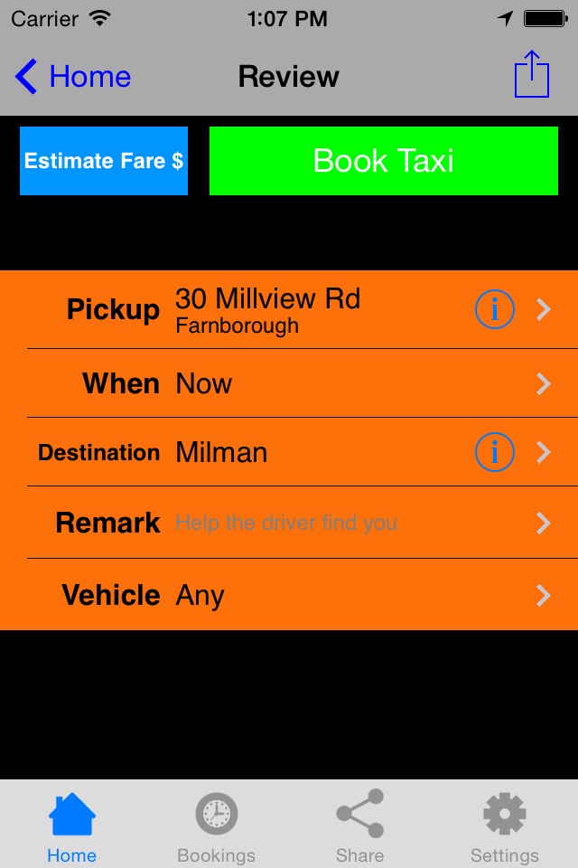 Yellow Cabs Rockhampton screenshot 3