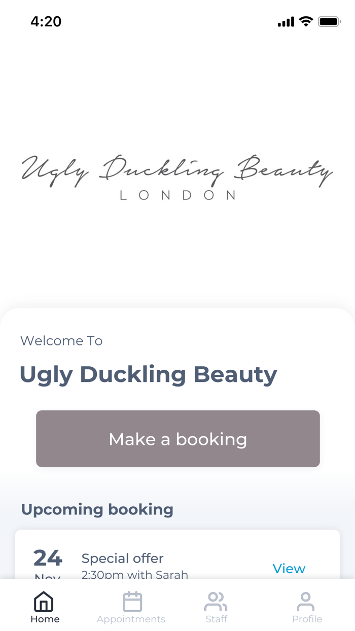 Ugly Duckling Beauty