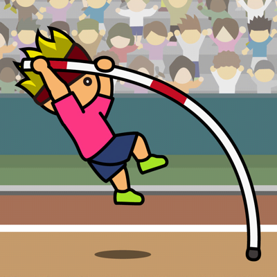 トニーくんの棒高跳び