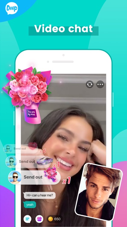 Deep-live video chat