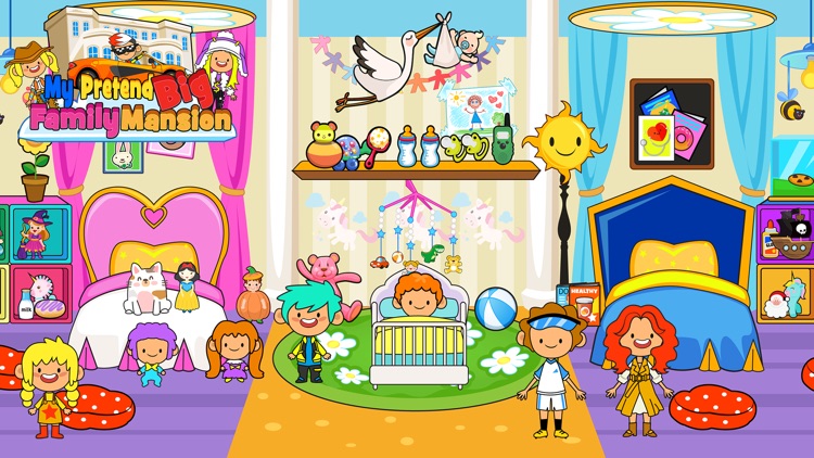 My Pretend Big Family Mansion screenshot-4