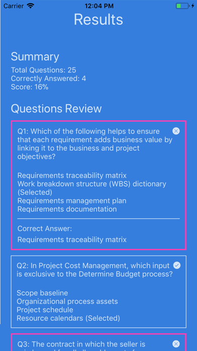 PMI CAPM Exams screenshot 4