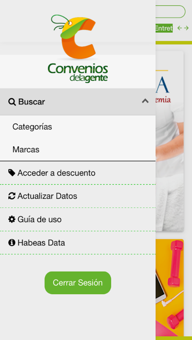 Convenios delagente screenshot 2