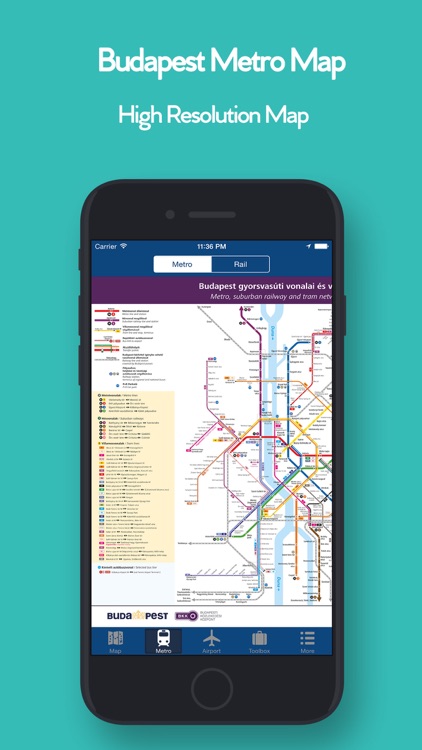 Budapest Offline Map - Metro