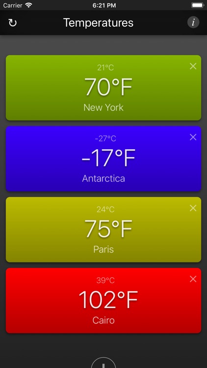 Temperatures App screenshot-6