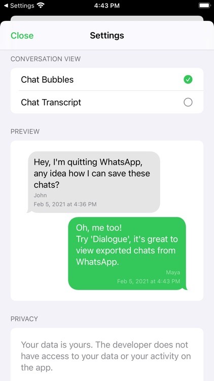 Dialogue: Your Chats Live On screenshot-5