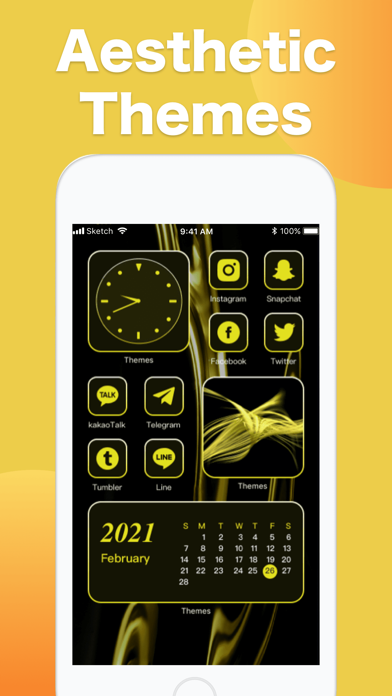 Image of Themes: Color Widgets, Icons