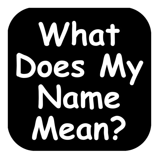 What Does My Name Mean?? iOS App