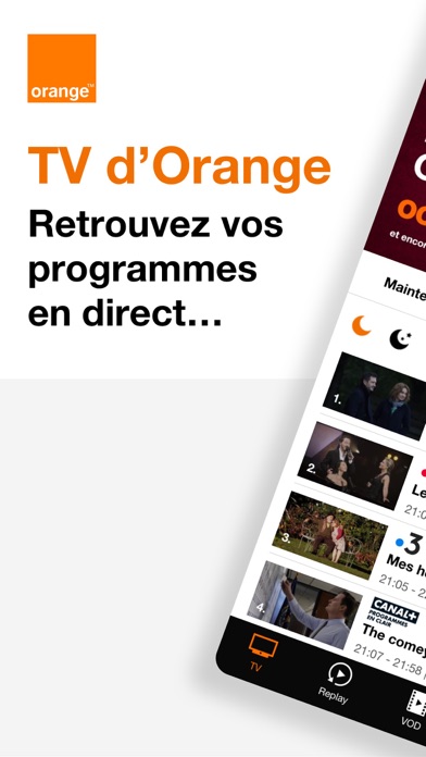 TV d'Orange • Direct & VOD TV d'Orange • Direct & VOD