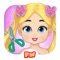 Practice your fashionista skills and complete the daily challenge to earn badges, stickers and keep your unique looks in your closet