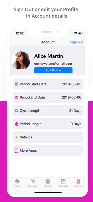 Period Tracker : Ovulation App(圖8)-速報App