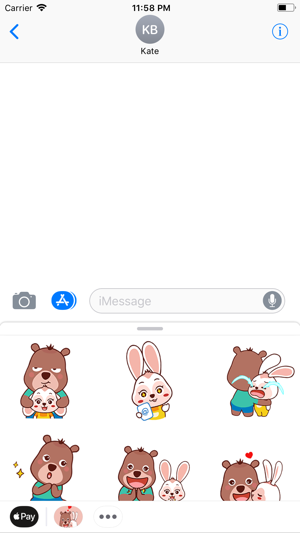 Bear and Bunny Stickers(圖2)-速報App