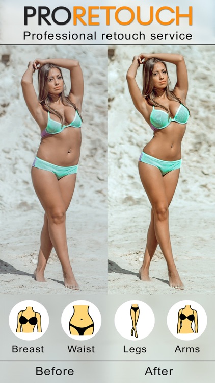 Pro Retouch body & face editor