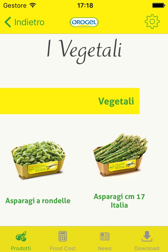 Orogel Food Service screenshot 2
