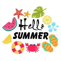 Hot Summer Sticker