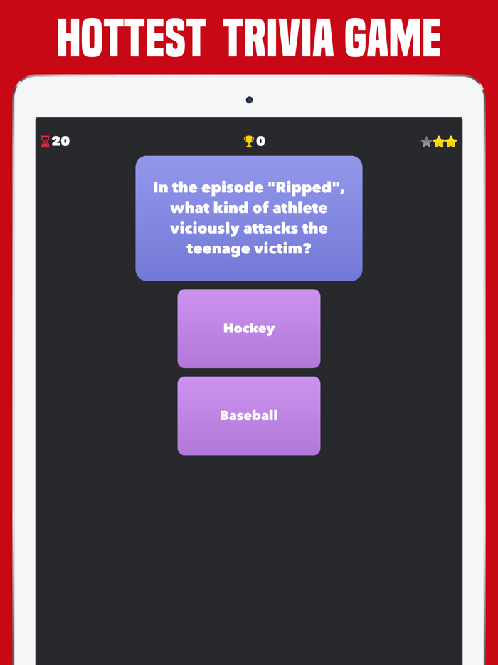 Quiz for Law and Order Trivia