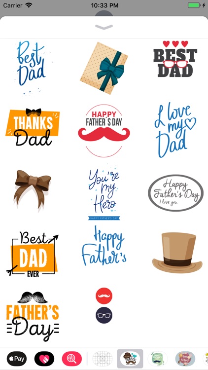Animated Fathers Day Stickers
