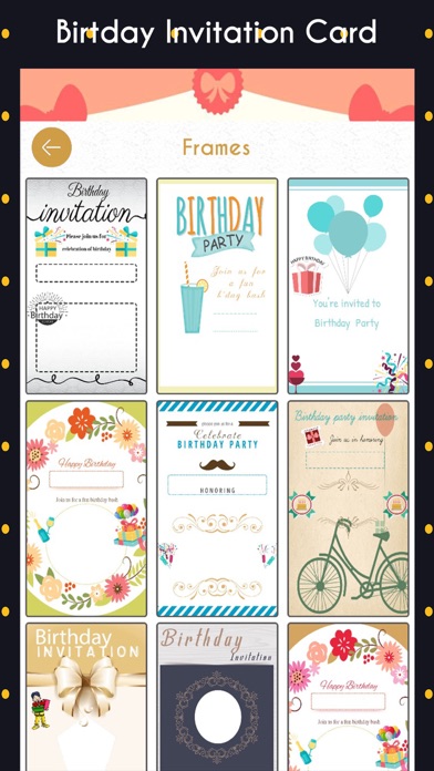 Birthday Invitation Cards HD screenshot 3