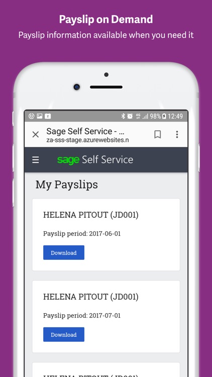 Sage HR & Payroll Self Service screenshot-3